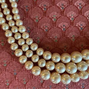 COPY - Antique Pearl necklace 13”